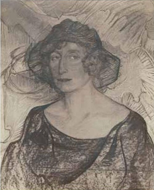 Portrait of Anna Eichenwaldowa, nee Rabowska, 1922, Stanisław Ignacy Witkiewicz