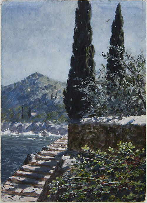 Landscape motif from Lovran (III), 1905, Stanisław Ignacy Witkiewicz