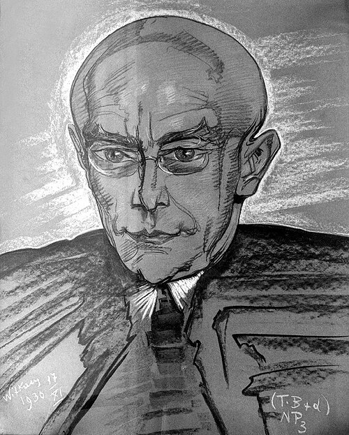 Portrait of Kazimierz Orzechowski, 1930, Stanisław Ignacy Witkiewicz