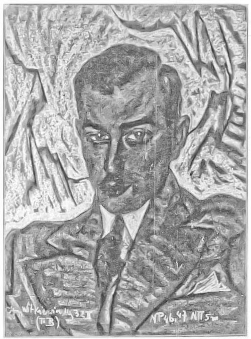 Portrait of Michał Rusinek, 1932, Stanisław Ignacy Witkiewicz