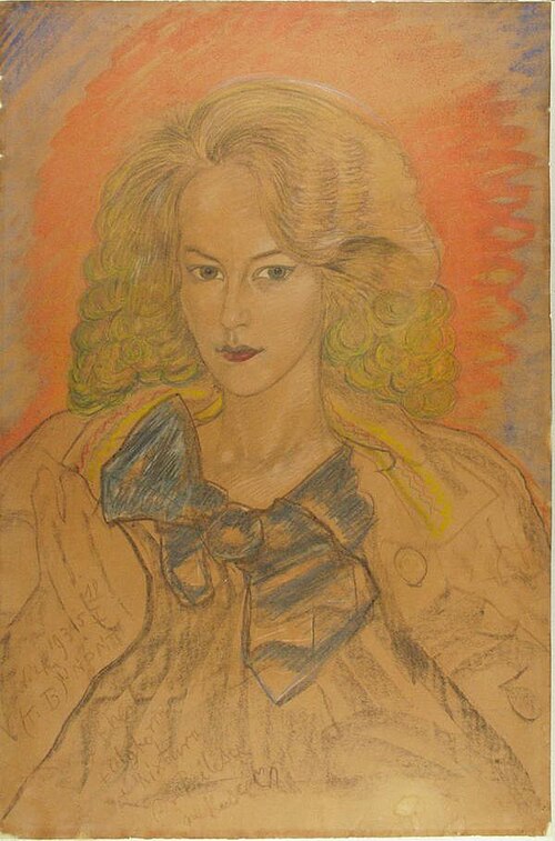 Portrait of Elżbieta Szemplińska-Sobolewska, 1935, Stanisław Ignacy Witkiewicz