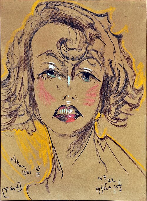 Portrait of Nena Stachurska, 1931, Stanisław Ignacy Witkiewicz