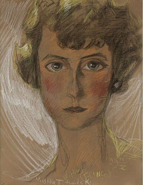 Portrait of Modesta Zwolińska, 1929, Stanisław Ignacy Witkiewicz