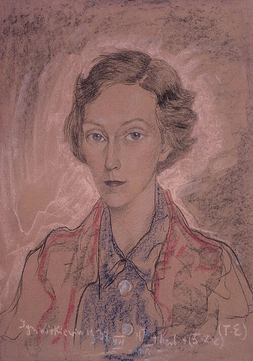 Portrait of Jadwiga Drucka-Lubecka, 1937, Stanisław Ignacy Witkiewicz