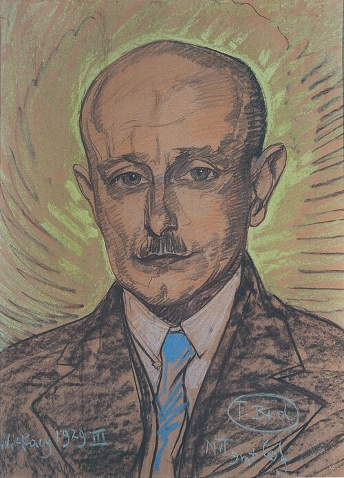 Portrait of Ludwik Kotulski, 1929, Stanisław Ignacy Witkiewicz