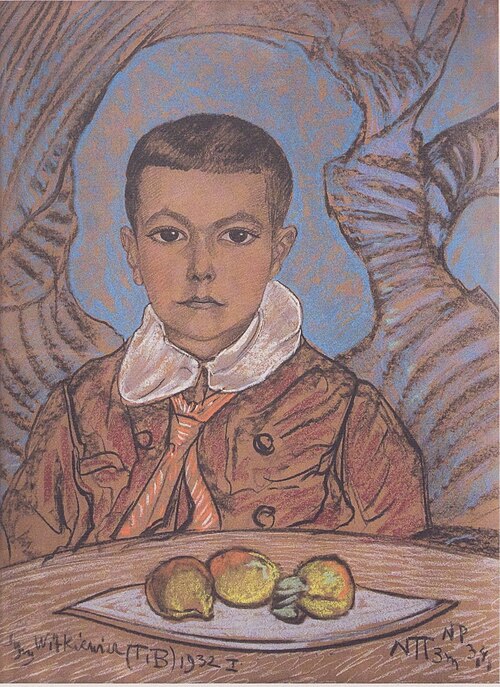 Portrait of a boy, 1932, Stanisław Ignacy Witkiewicz