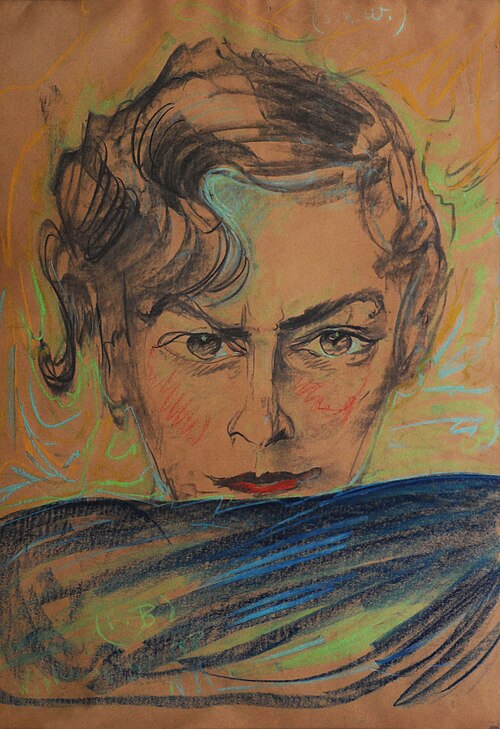 Portrait of Halina Krahelska, 1936, Stanisław Ignacy Witkiewicz