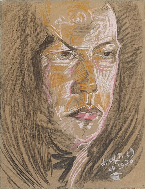 Portrait of Michał Białynicki-Birula, 1930, Stanisław Ignacy Witkiewicz