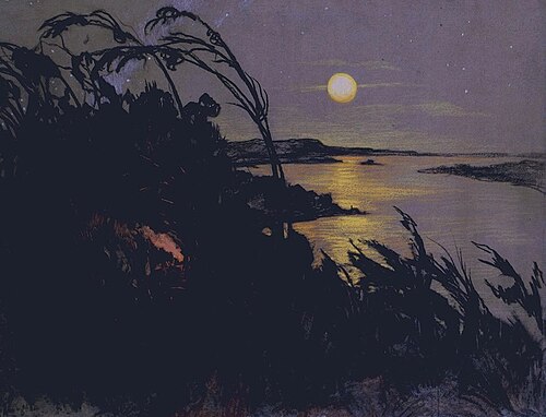 Australian landscape, 1918, Stanisław Ignacy Witkiewicz