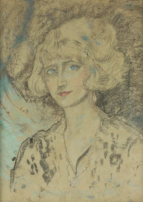 Portrait of Jadwiga Pasierb-Orland, 1929, Stanisław Ignacy Witkiewicz
