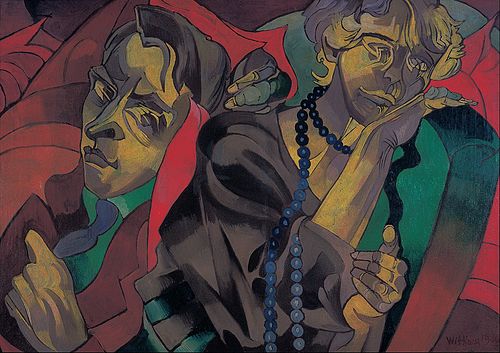 Two heads, 1920, Stanisław Ignacy Witkiewicz