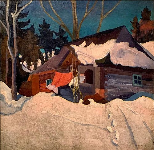 Winter Landscape in Zakopane, 1911, Stanisław Ignacy Witkiewicz