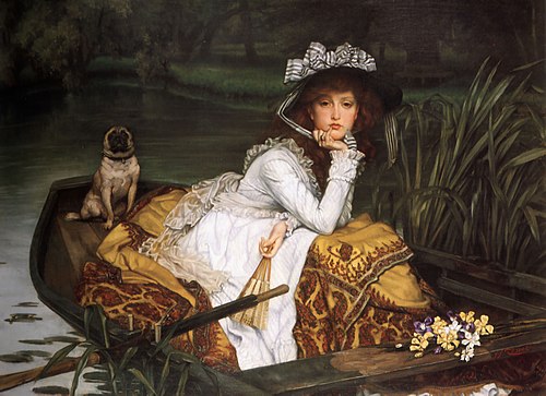 Young Lady in a Boat, 1870, James Tissot