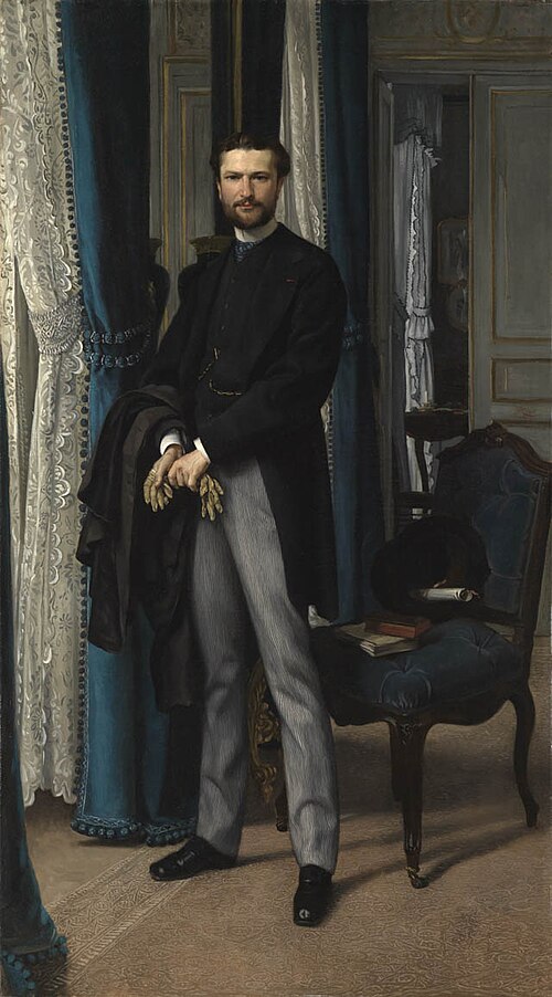 Baron Aimé de la Seillière, 1866, James Tissot