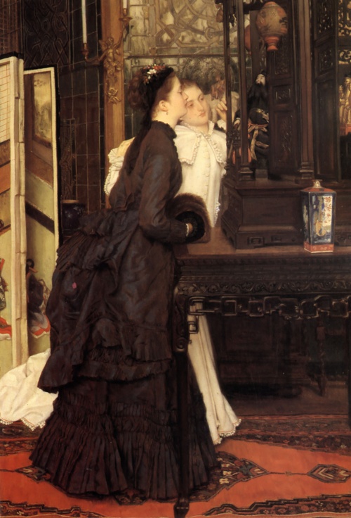 Young Ladies Admiring Japanese Objects, , James Tissot
