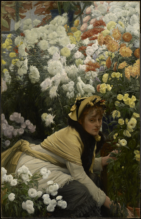 Chrysanthemums, 1875, James Tissot