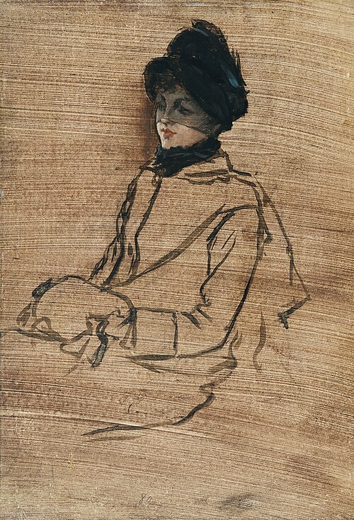 Study of Kathleen Newton, 1880, James Tissot