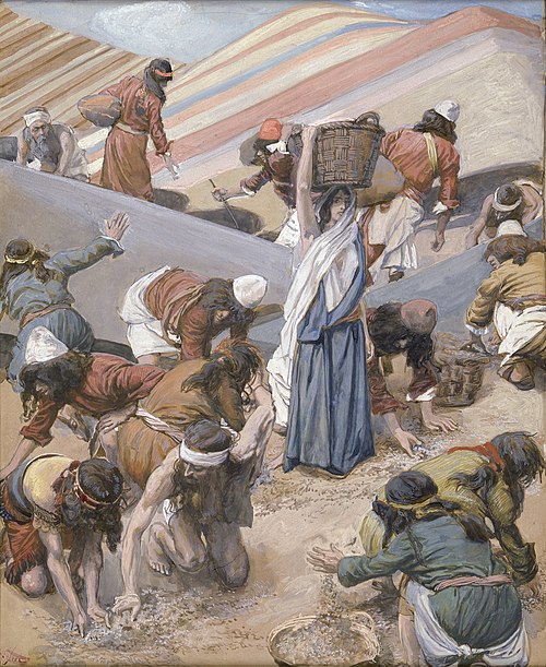 Gathering of the Manna, 1899, James Tissot
