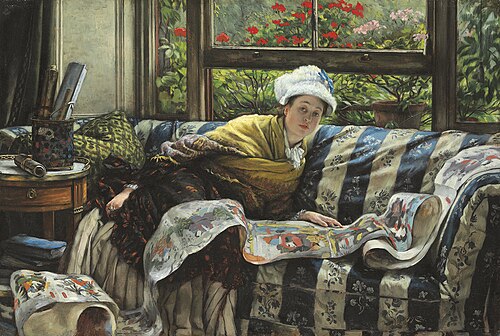 The Japanese Scroll, 1873, James Tissot