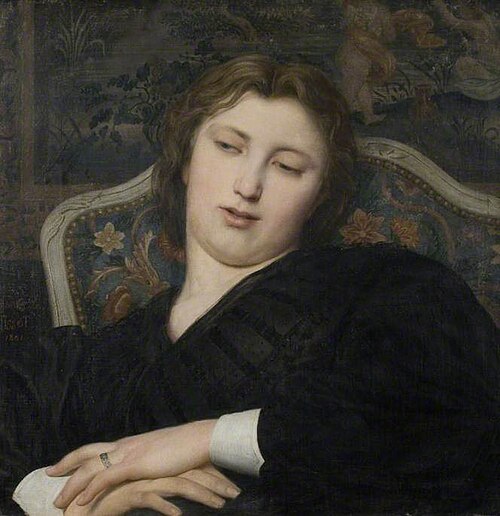 Louise Colet, 1861, James Tissot