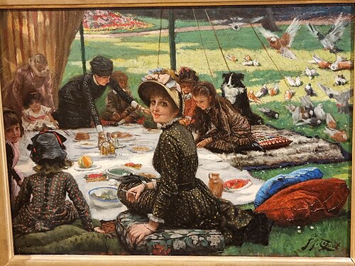 Le déjeuner sur l'herbe, 1877, James Tissot