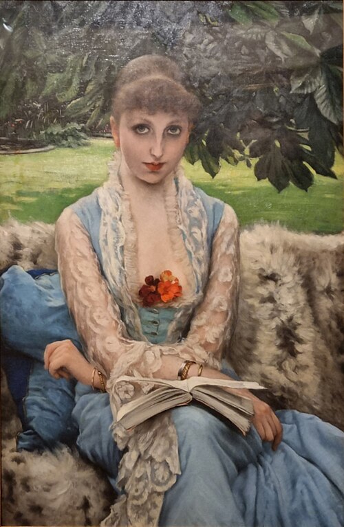La lecture dans le parc, , James Tissot
