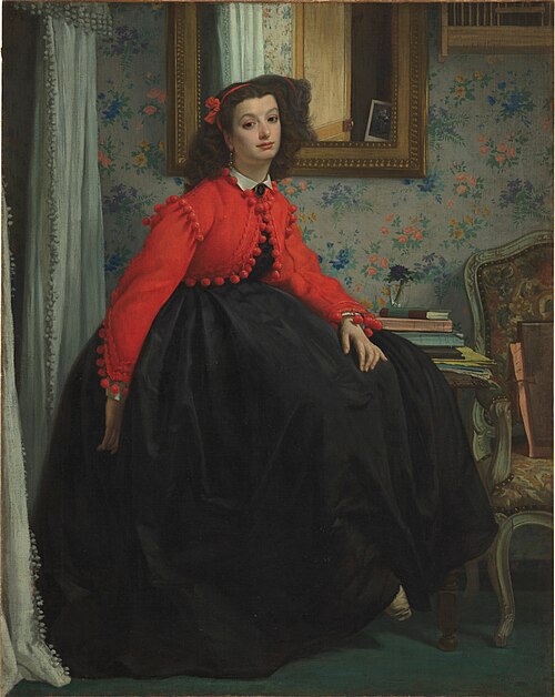 Portrait de Mademoiselle L.L., 1864, James Tissot