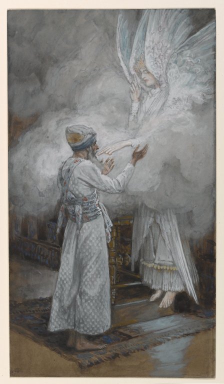 Vision de Zacharie, 1890, James Tissot