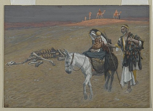 La fuite en Égypte, 1890, James Tissot
