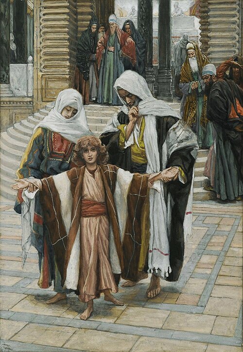 Jesus retrouvé dans le temple, 1890, James Tissot