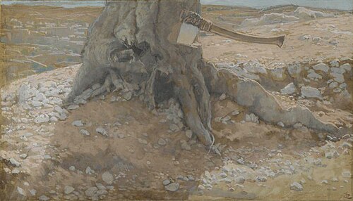 La cognée dans le tronc de l'arbre, 1890, James Tissot