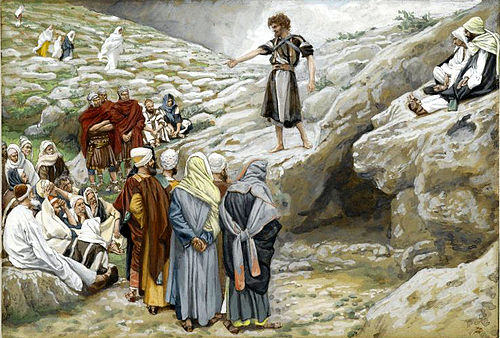 Saint Jean-Baptiste et les pharisiens, 1890, James Tissot
