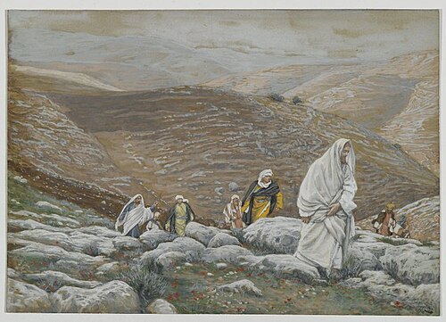 With Passover Approaching, Jesus Goes Up to Jerusalem, 1890, James Tissot