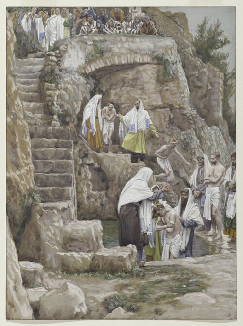 Les disciples de Jésus baptisent, 1891, James Tissot