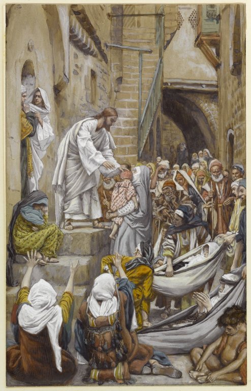 Toute la ville étant à sa porte, 1850, James Tissot