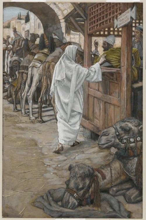 Vocation de Saint Mathieu, 1890, James Tissot
