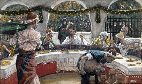 Le repas chez le pharisien, 1890, James Tissot