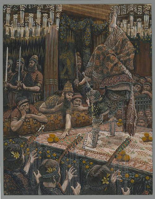 La Fille d'Hérodiade dansant, 1890, James Tissot