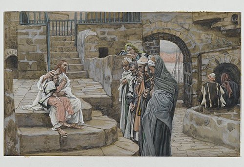 Jésus et le petit enfant, 1890, James Tissot
