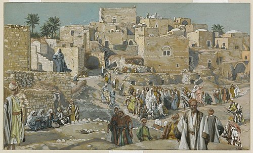 Il allait par les villages en route pour Jérusalem, 1890, James Tissot