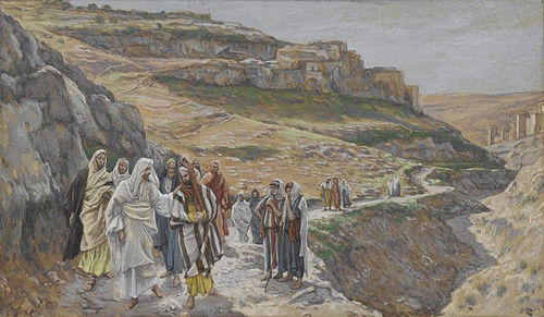 Jésus s'entretient avec ses disciples, 1890, James Tissot