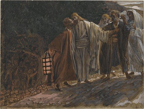 Le baiser de Judas, 1850, James Tissot