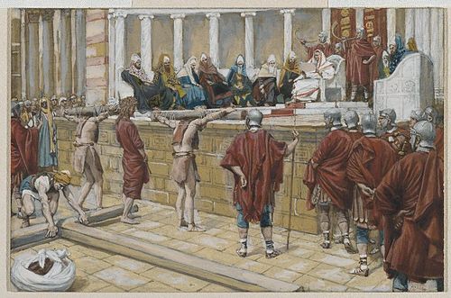 Le jugement sur le Gabatha, 1890, James Tissot