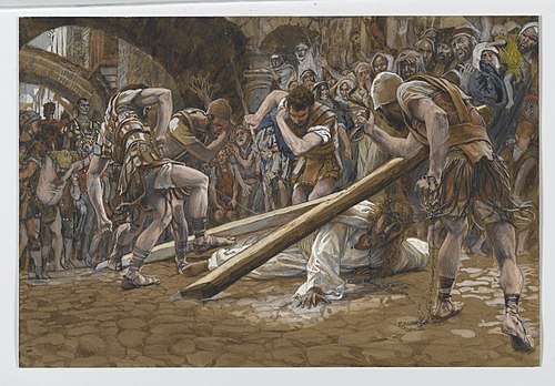 Jésus tombe sous la Croix, 1890, James Tissot