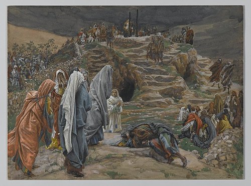 Les saintes femmes observent de loin, 1890, James Tissot