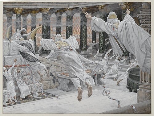 Les morts apparaissent dans le Temple, 1890, James Tissot