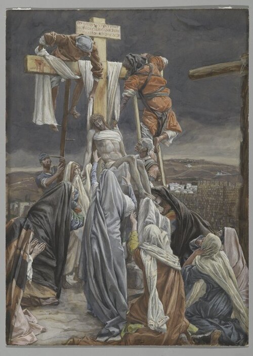 La descent de croix, 1890, James Tissot