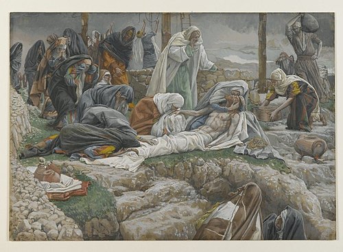 La Sainte Vierge reçoit le corps de Jésus, 1890, James Tissot