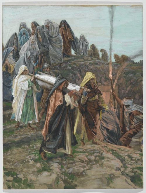Jésus porté au tombeau, 1890, James Tissot