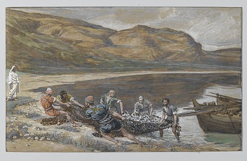 La seconde pêche miraculeuse, 1890, James Tissot